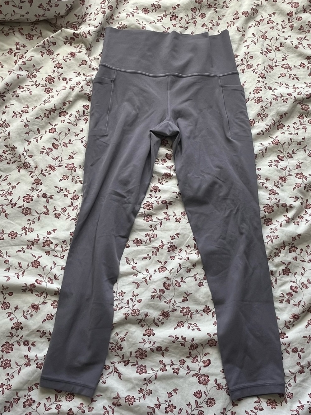 Athleta Stash Pocket Tight Purple